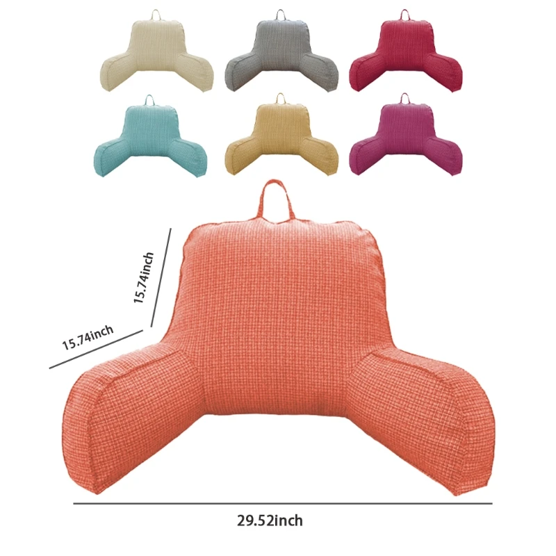 

Creative Wedge Shaped Reading Waist Pillow Adjustable Reading and TV Backrest Pillow Home Textiles Finished Supplies highquality