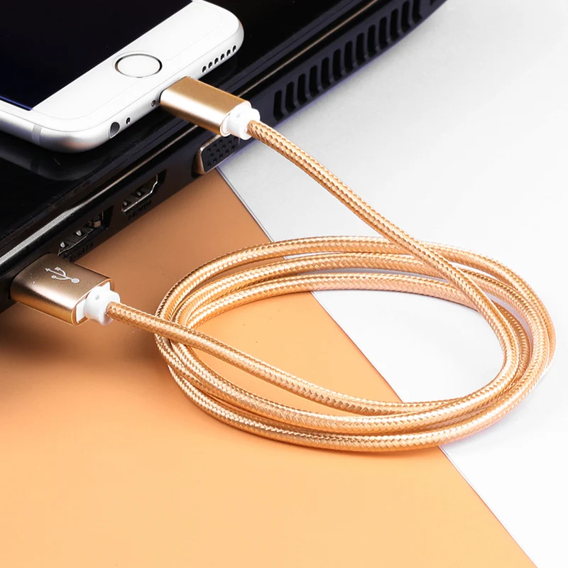 Нейлоновый кабель usb type-C для быстрой зарядки samsung, USB-C, зарядный шнур, кабели для передачи данных для мобильных телефонов type-C