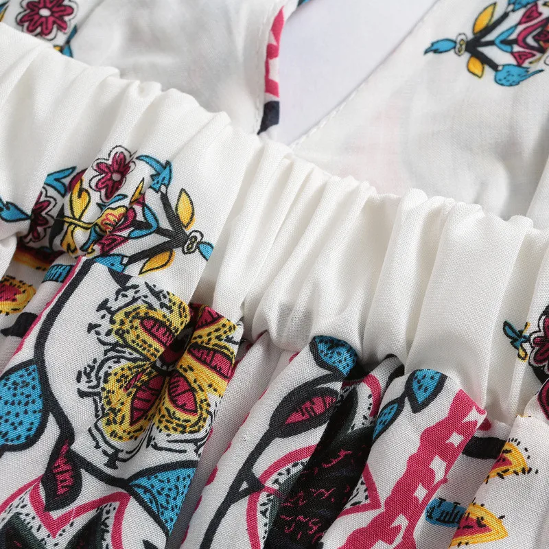 пляжное платье в стиле бохо сарафан женский летний длинное богемное с открытой