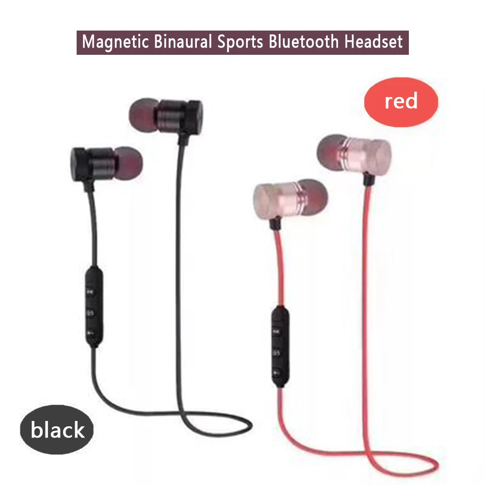 Беспроводные спортивные наушники T10 магнитные Bluetooth с шейным ремешком