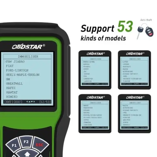 OBDSTAR X100 PROS C + D E для программатора одометра коррекция пробега бесплатное