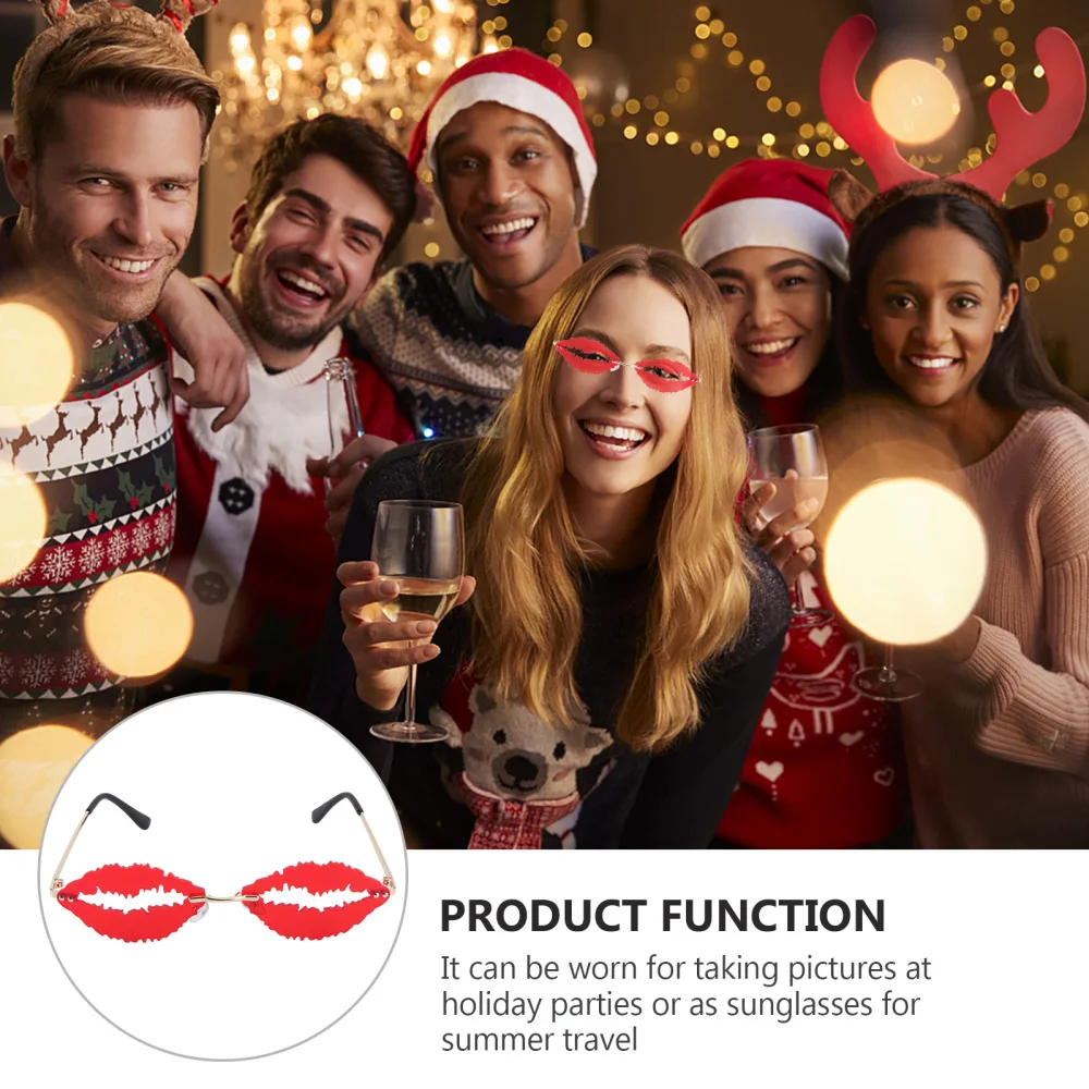 

1Pc Persoanlity Punk Sunglasses Decorative Chic Glasses Party Performance Prop