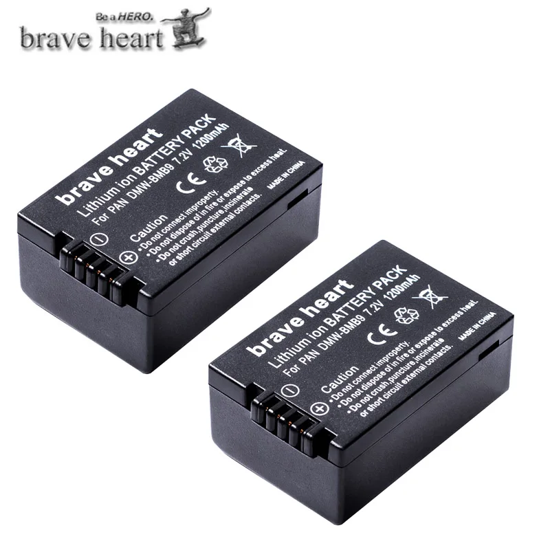 4 шт. DMW-BMB9 DMW-BMB9E ДМВ BMB9 Батарея + ЖК-дисплей Dual USB Зарядное устройство для цифрового