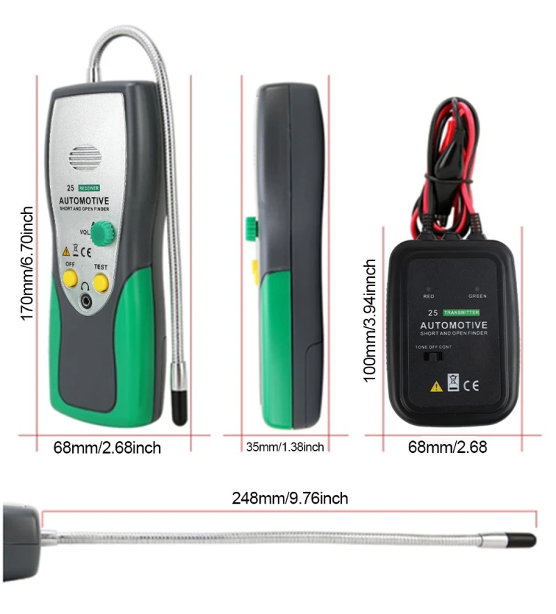 

Car Repair Tool Diagnostic Tools DY25 Cable Tracker Mechanical Testers Car Circuit Scanner Short Cable Finder Auto Accessories