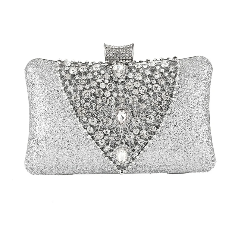 Женский Свадебный клатч Роскошная мини-сумка с кристаллами для женщин