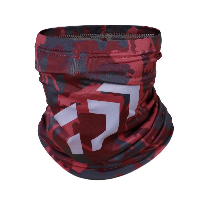 Red Шарф для ловли со льдом Buffe, волшебная маска для езды на лице, Солнцезащитная шапка, дышащий нагрудник, маска с капюшоном, покрытие для ушей - Цвет: Red