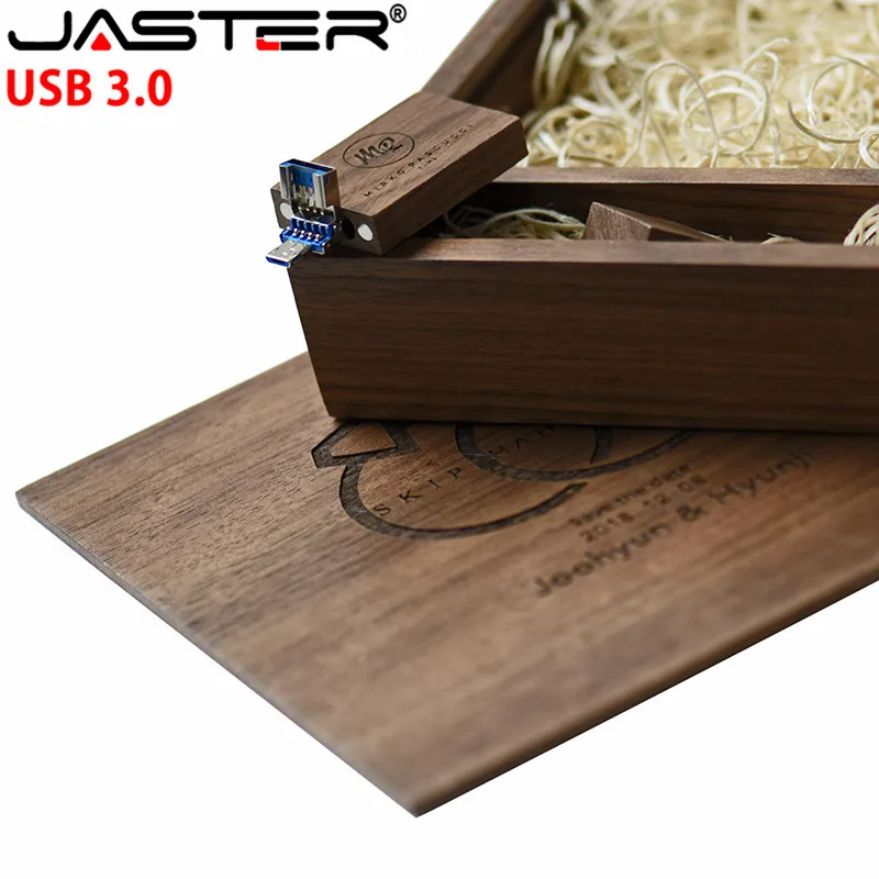 USB флеш накопитель JASTER 2 в 1 64 ГБ 32 16 8 4 Гб|USB флэш-накопители| |