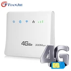 Wi-Fi-роутер TIANJIE, 300 Мбитс, 4G, GSM, Lte