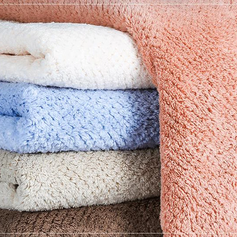 Полотенце для ванной большой размер 140x70 см | Дом и сад