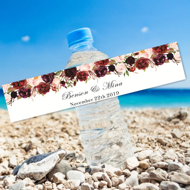 24 шт. Малиновые Цветочные молитвенвечерние свечи для вечеринки свадьбы юбилея