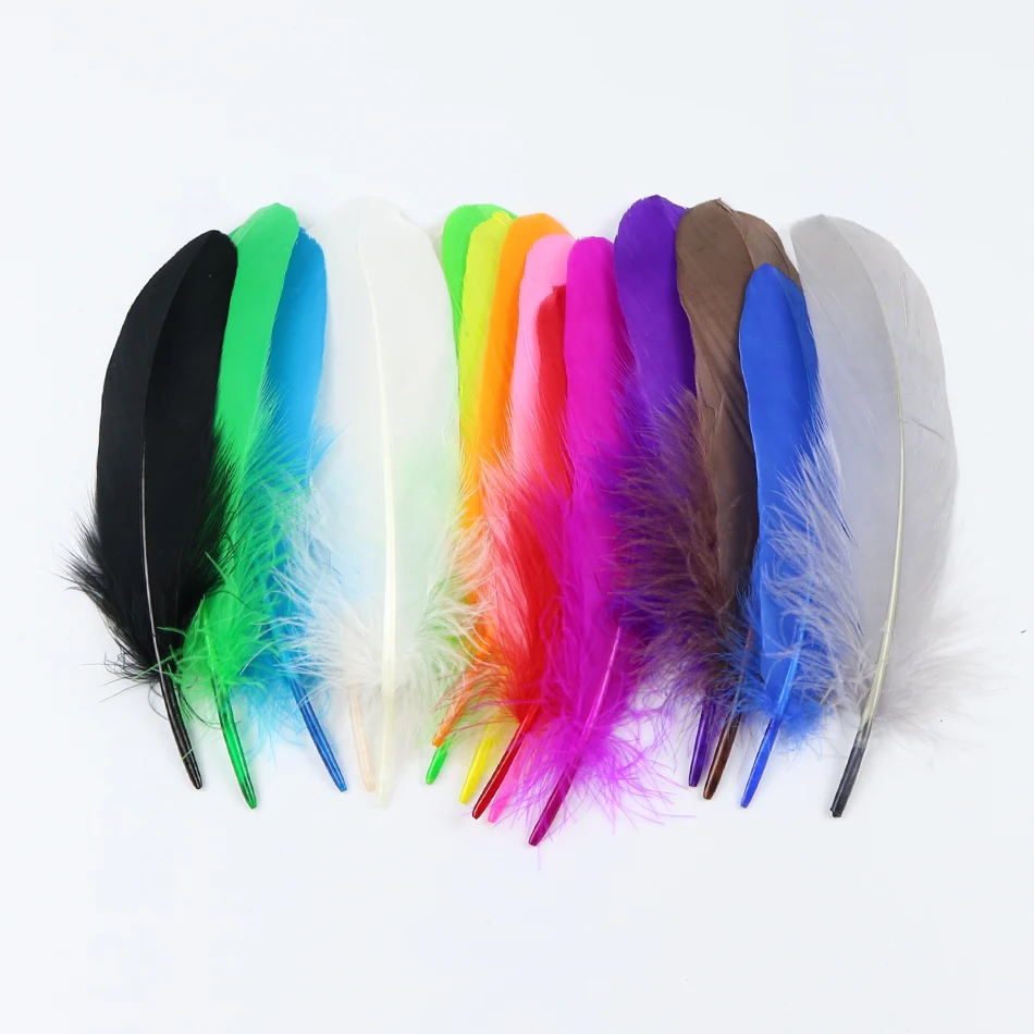 

Natural Goose Nagoire Feathers 15-20CM for Party Wedding Crafts Plumage Diy Jewelry Decoration Accessory 50Pcs/Lot Wholesale