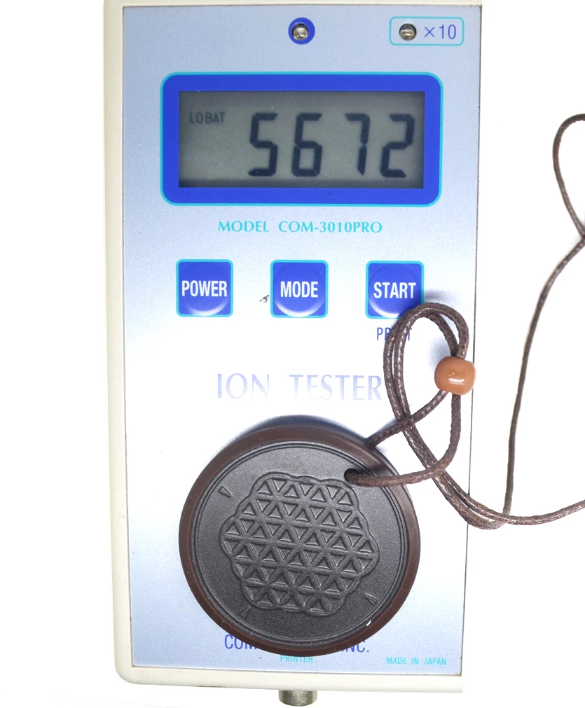 Ожерелье с подвеской 50x Scalar Bio Квант энергии flower of life 5000 6000 Резиновая Защитная