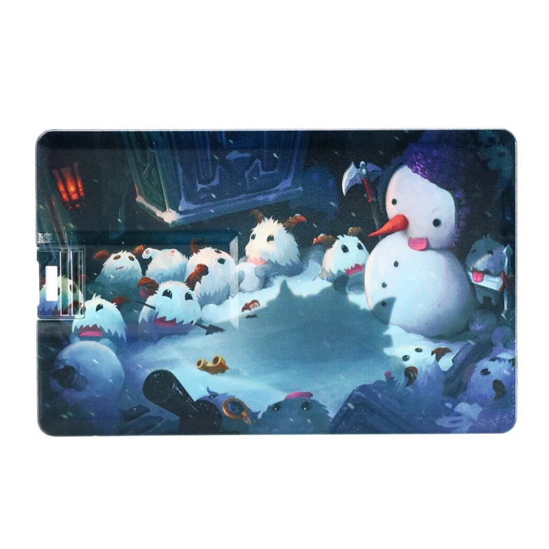 Водонепроницаемая супертонкая забавная игровая карта USB флеш-накопитель 4 ГБ 8 16 32