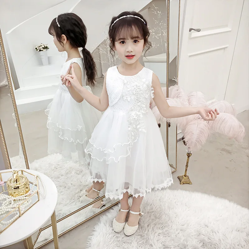 

Children'S Clothing Lace Vintage Dress Girls Fashion Mesh Clothes Plus Size Dress Summer Dresses 2021 Cotton Kids Clothes 4 7 10