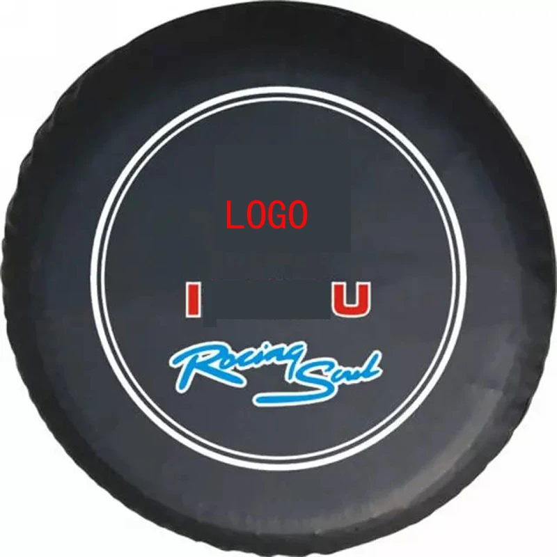 

15"16"4x4 Spare Wheel Cover PVC Leather Spare Tire Cover for Jeep Trailer RV SUV Truck Tough Tire Wheel Soft Cover