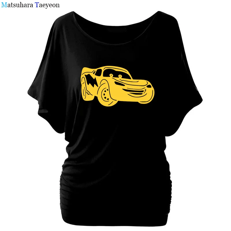 

Женские футболки, одежда, модная летняя повседневная женская футболка, женская футболка с принтом автомобилей, топ с коротким рукавом летуч...