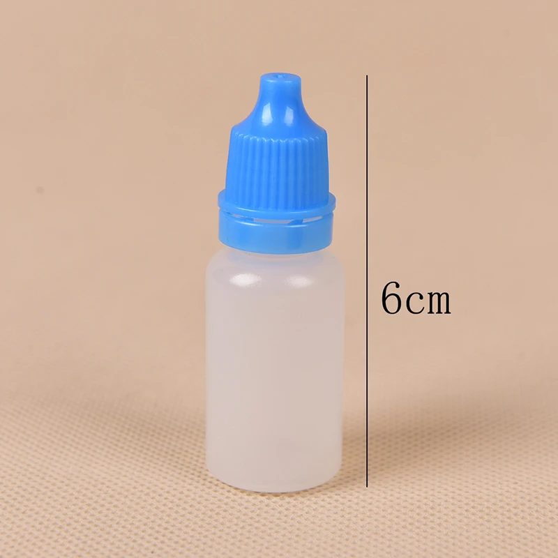 5 шт./лот 10 мл пластиковые пустые соковыжимые бутылки-капельницы для глаз жидкие