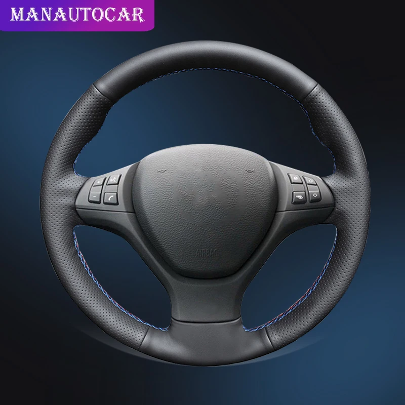 

Auto Braid On The Steering Wheel Cover for BMW X6 M E71 2010-2014 E70 X5 M 2010-2013 Car Wheel Cover