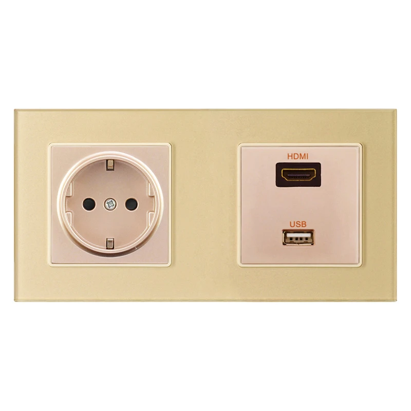 Avoir ЕС DE Plug розетка питания HDMI телевидение высокой четкости USB порт данных