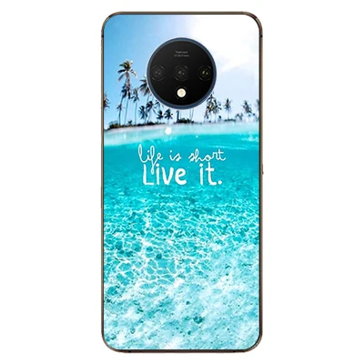 Мягкий ТПУ резиновый матовый чехол для One Plus 7 T OnePlus7T 1 + телефонный гелевый Чехол