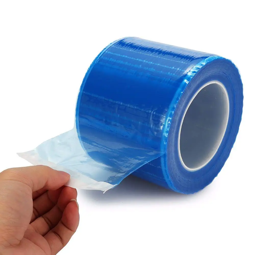 1200 Sheets Barrier Film Roll Thick Disposable Protective PE Film Barrier Tape for Against Infections Dental Tattoo Accessories