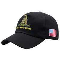 hot sale dont tread on me rattlesnake printing baseball cap usa flag embroidery snapback hip hop casual sport sun dad hat mz0283