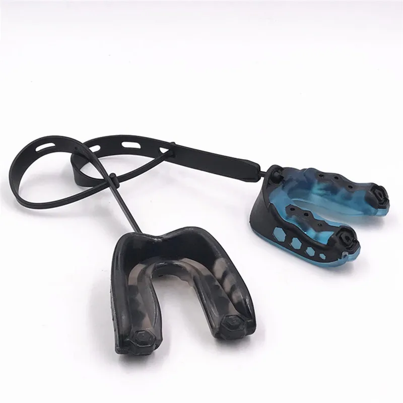 Tooth Protection Mouth Guard With Hanging Rope Food Grade EVA Oral Teeth Safety Lip Protector Training Accessories For Sports | Спорт и