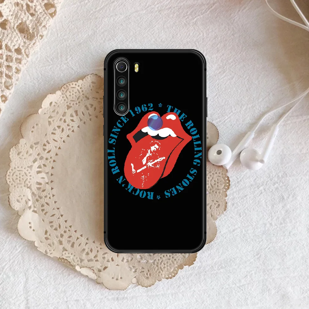 

Rolling Stones band Phone Case For XIAOMI Redmi Note 5 7 8 T 9 6A 7A 8A 9S K 20 30 Pro black Shell Pretty Hoesjes Painting Coque