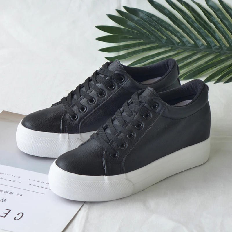 Модные кроссовки на платформе новая осенняя женская обувь повседневная женские