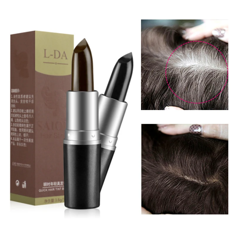 

Одноразовая краска для волос, мгновенное покрытие седых корней, краска для волос, модификация цвета волос, кремовая помада, временное покры...