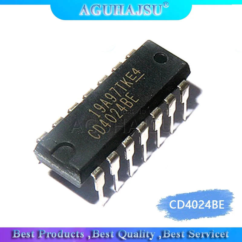 5 шт CD4024BE DIP14 CD4024 DIP 4024BE 14 4024 Новый оригинал|binary counter|p p |
