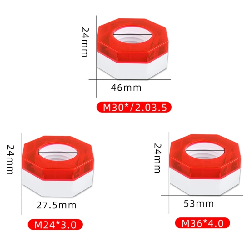

H7JB Plastic Anti-loosening Nut Tower Crane Bolt Intelligent Warning Nut Anti-loosening Nut for for Construction Site