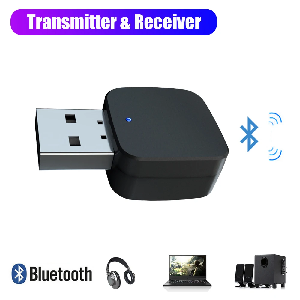 Новинка Bluetooth 5 0 аудио передатчик приемник мини USB стерео музыка 3 мм разъем AUX