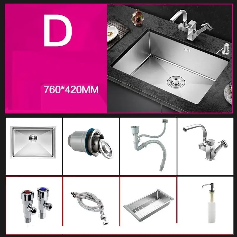 MODEL T Кухонная раковина Keuken Gootsteen Integral Zlewozmywak Ze Stali Nierdzewnej Inox Afwasbak Pia Cozinha Lavabo Fregadero De Cocina - Цвет: MODEL T