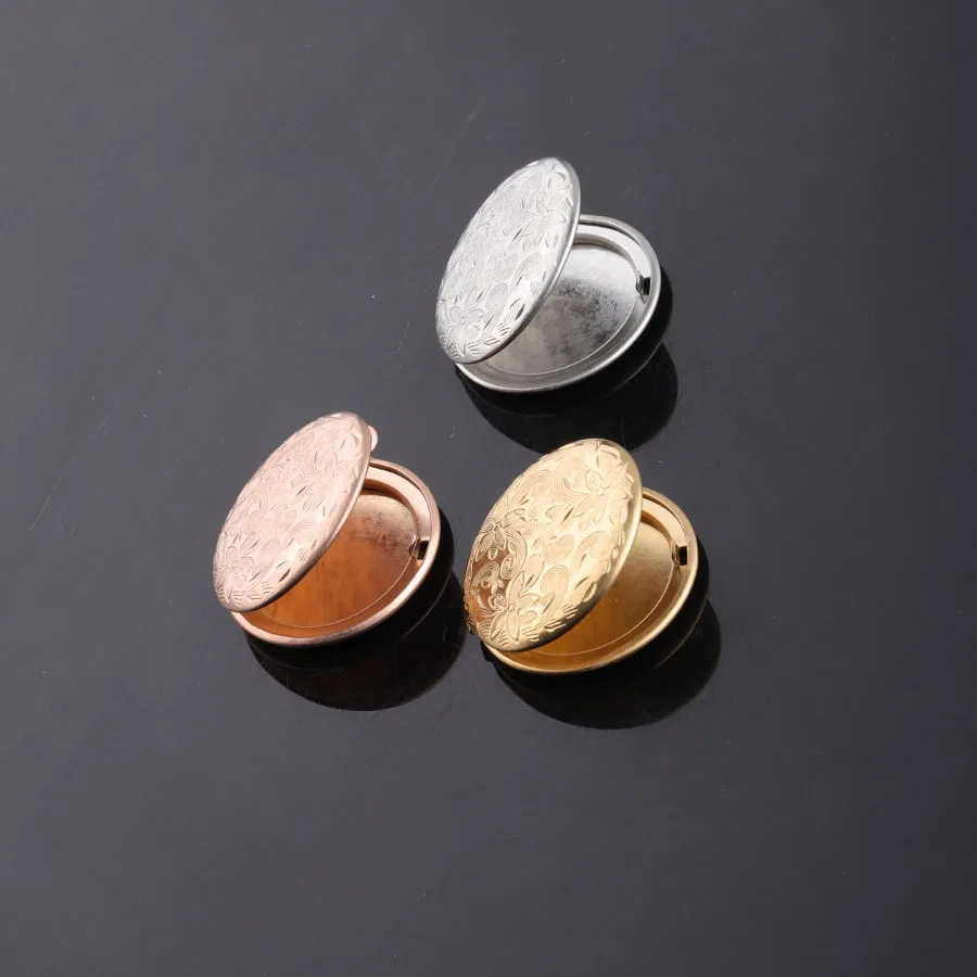 Стальной винтажный цветочный узор Fnixtar медальон для фоторамки подвески сделай