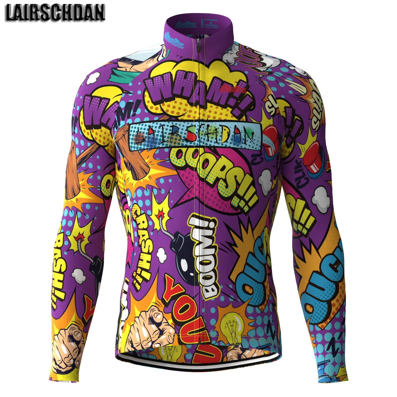 Белая велосипедная футболка унисекс LairschDan с длинным рукавом одежда для горного