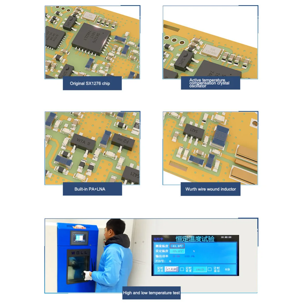 Радиочастотный модуль LoRa SX1276 1 шт. 868 МГц дальний радиус действия Вт iot