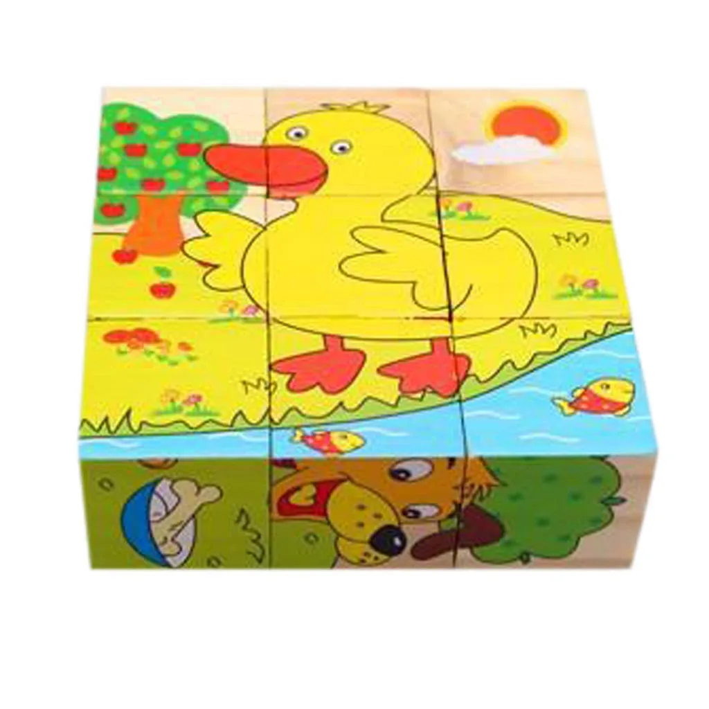 Деревянные игрушки для малышей Монтессори Обучающие деревянные забавные