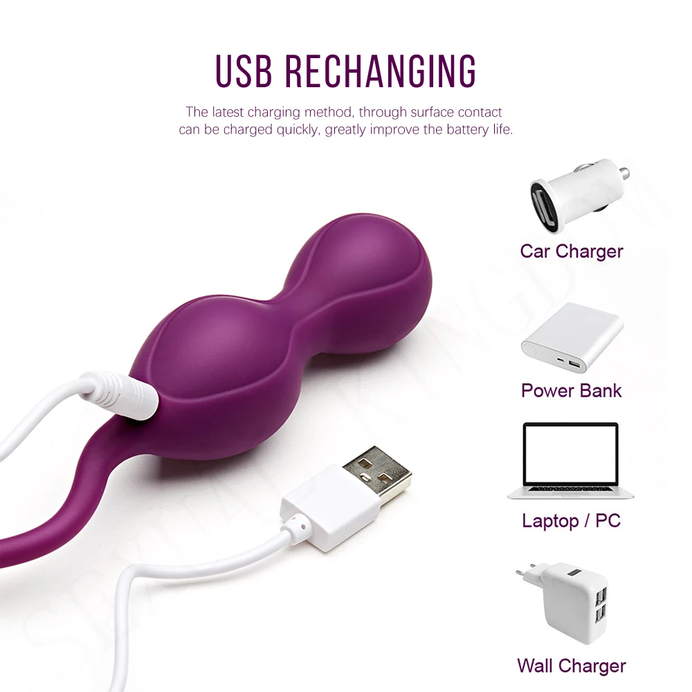 Пульт дистанционного управления Яйцо вибратор Бен-ва шар Кегель вагинальный