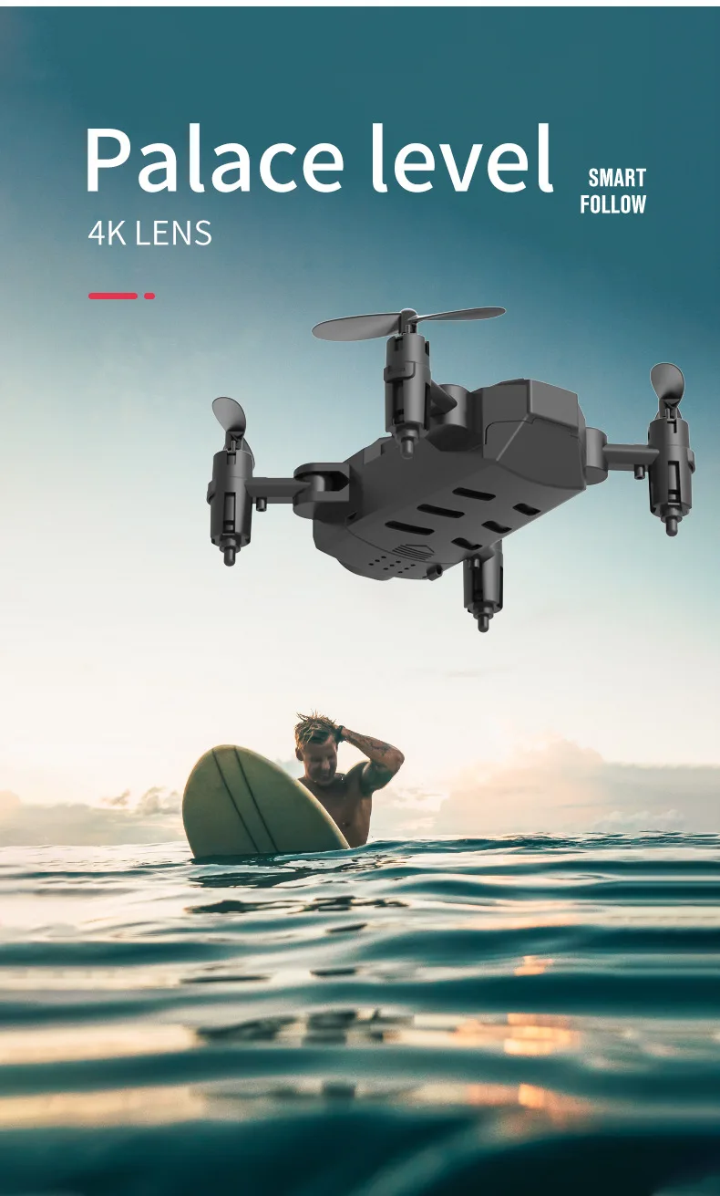 Дешевый складной мини-Дрон 4K HD широкоугольная камера антенна Wi-Fi fpv Квадрокоптер высота удерживает длительный срок службы батареи RC вертолет игрушки