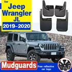 Автомобильные Брызговики для Jeep Wrangler JL 2019-2020 автомобиля Fender Брызговики спереди и сзади брызговики мягкие пластиковые аксессуары