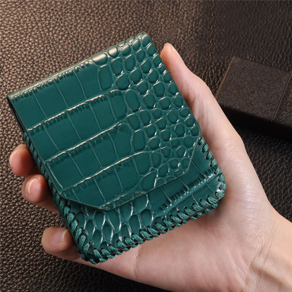 

Leather Soft Protective Case Shockproof Cover for Samsung Galaxy Z Flip Mobile Phone Storage Bag Accessories