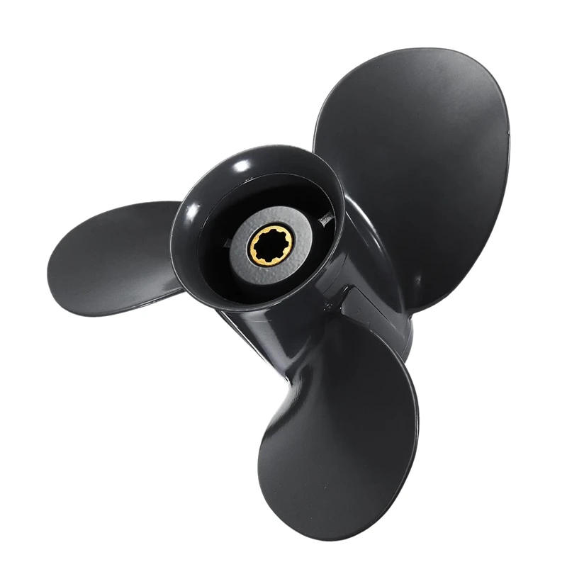 

Marine Boat Outboard Propeller 9 1/4 X 10 1/2 for Honda 8-20Hp 58130-Zv4-010Ah Aluminum Alloy 3 Blades 8 Spline Tooth