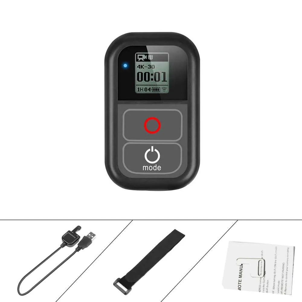 

MountDog For GoPro Hero 7 6 5 Waterproof Wifi Remote Control Protective Case For Go Pro 4 3 Accessories Session