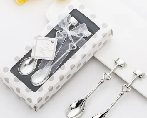 20 шт./лот = 10 комплектов вечерние и праздничные серебряные хромированные ложки