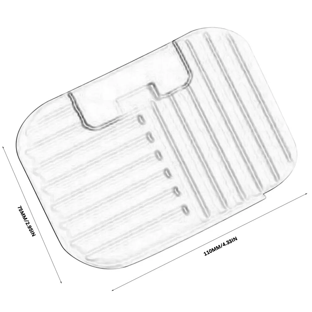 

Soap Dish Travel Soap Box Soap Container Travel Gift Toilet Storage Box Waterproof Soap Box Stripe Storage Rack