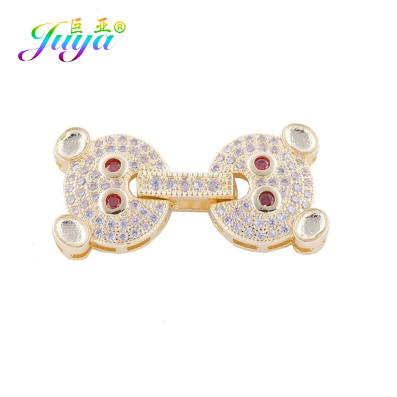 Juya DIY жемчужные застежки для ювелирных изделий ручной работы медный соединитель