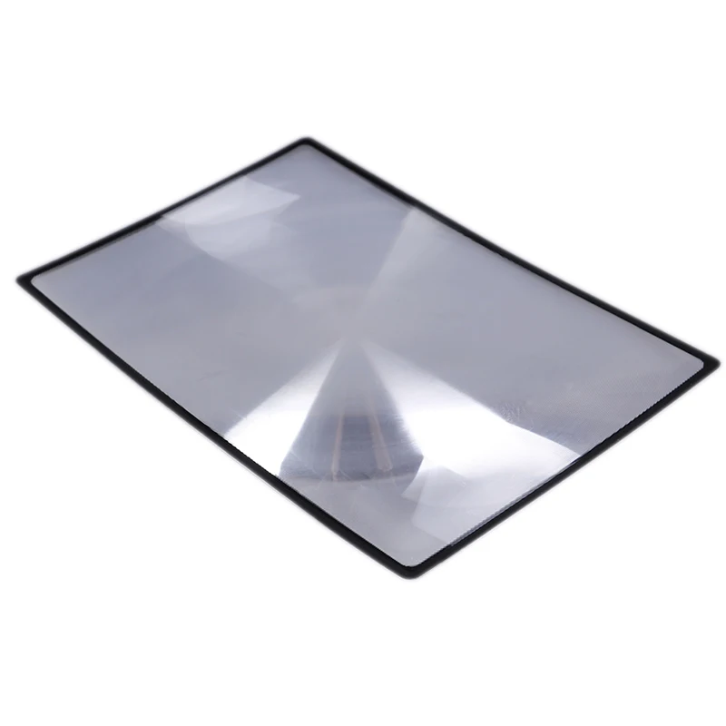 

PVC Magnifier Sheet Magnifying Glass 180*120mm A5 Flat X3 Book Page Magnification Magnifying Reading Glass Lens Tool Parts