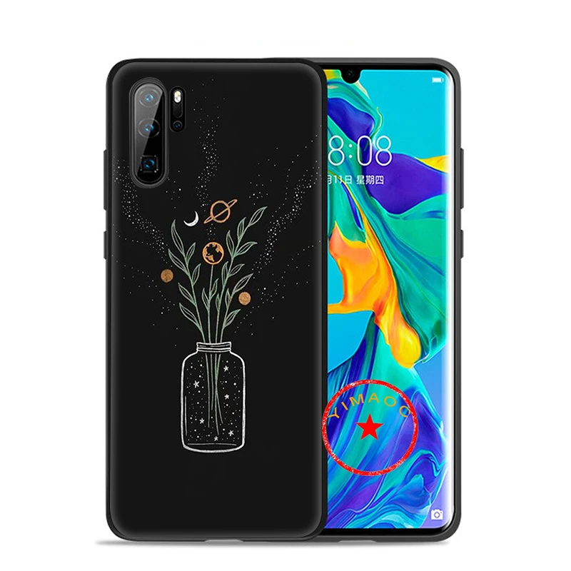 Простой дизайн белая линия мягкий силиконовый чехол для huawei P30 P20 P10 Lite Pro P Smart Plus 2018