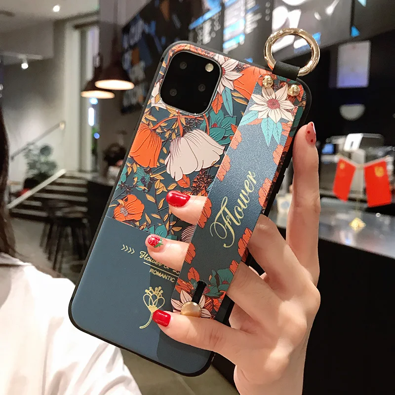 Чехол для Xiaomi Redmi note 7 8 9s 10 Pro 4G 10X K20 K30 PRO k40 Mi 9 9T CC9 A3 POCO X3 X2 с ремешком на запястье |